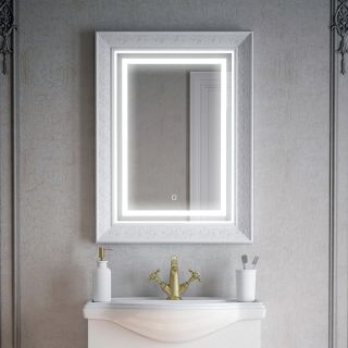 Зеркало с подсветкой Corozo Классика 60см белый SD-00000967